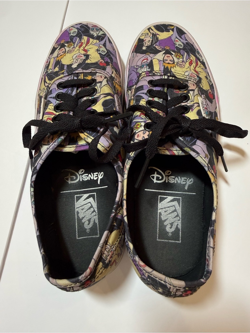 Vans x Disney Villainesses Collection Slim Low Top Sneakers Wicked Color Palette - Picture 10 of 14